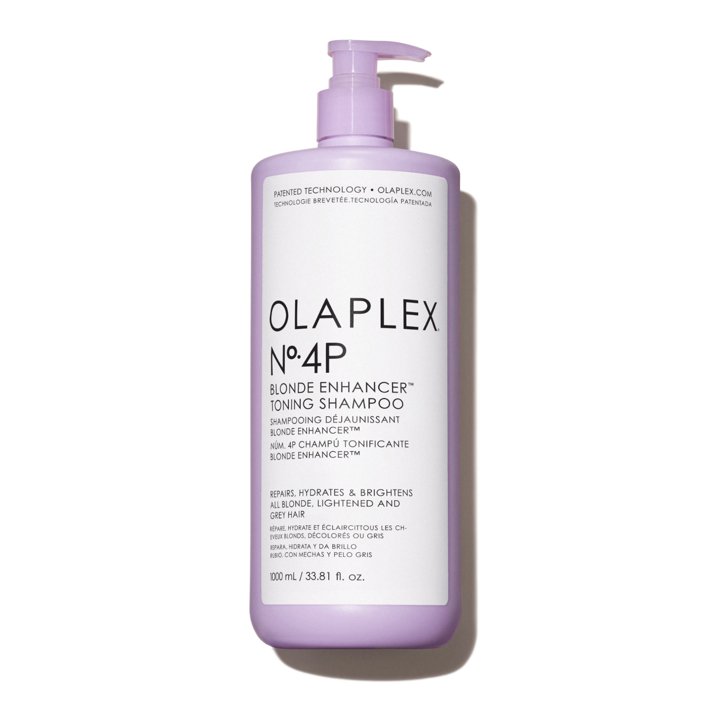 Shampoing violet tonifiant rehausseur de blond OLAPLEX N° 4P