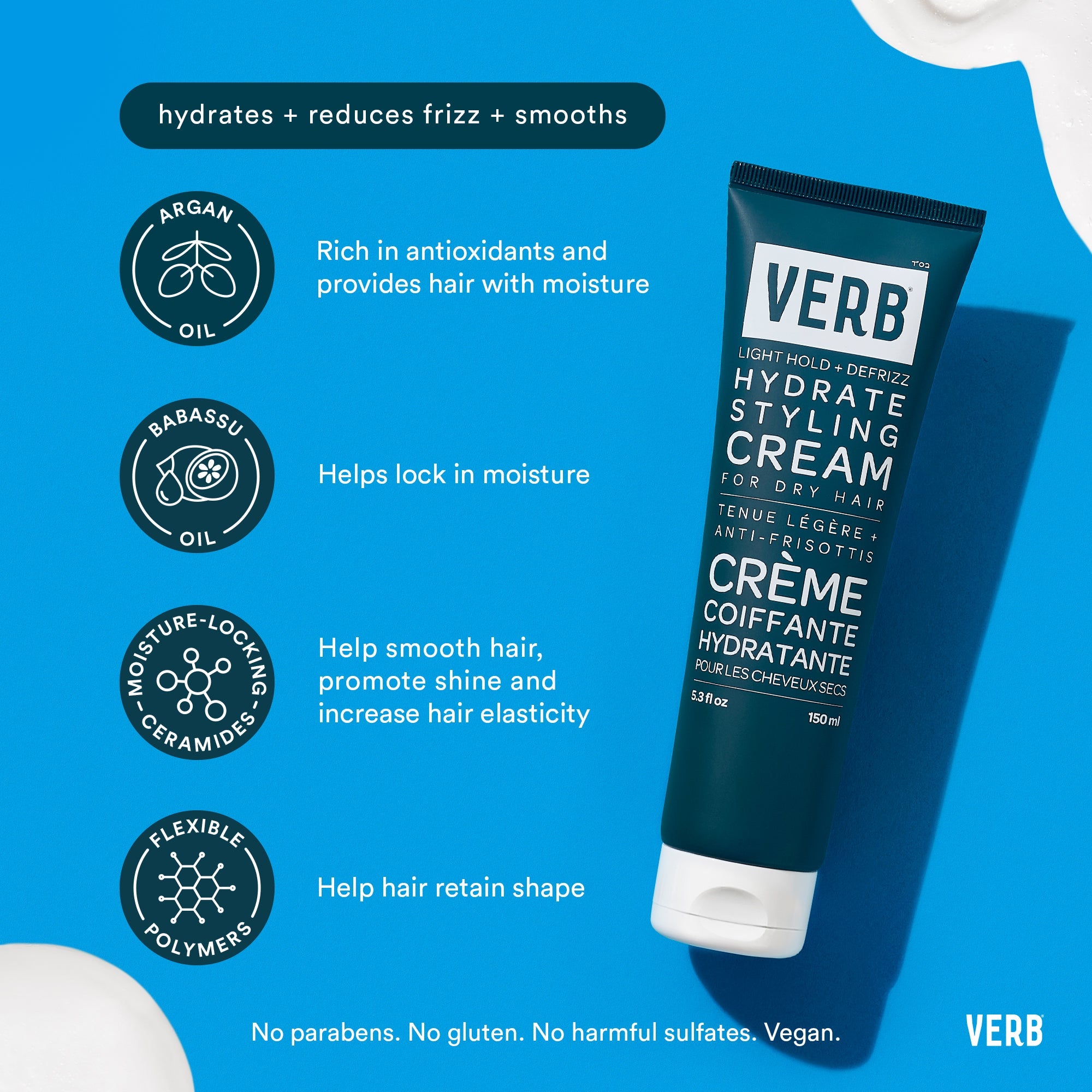 VERB HYDRATE STYLING CREAM 150ML
