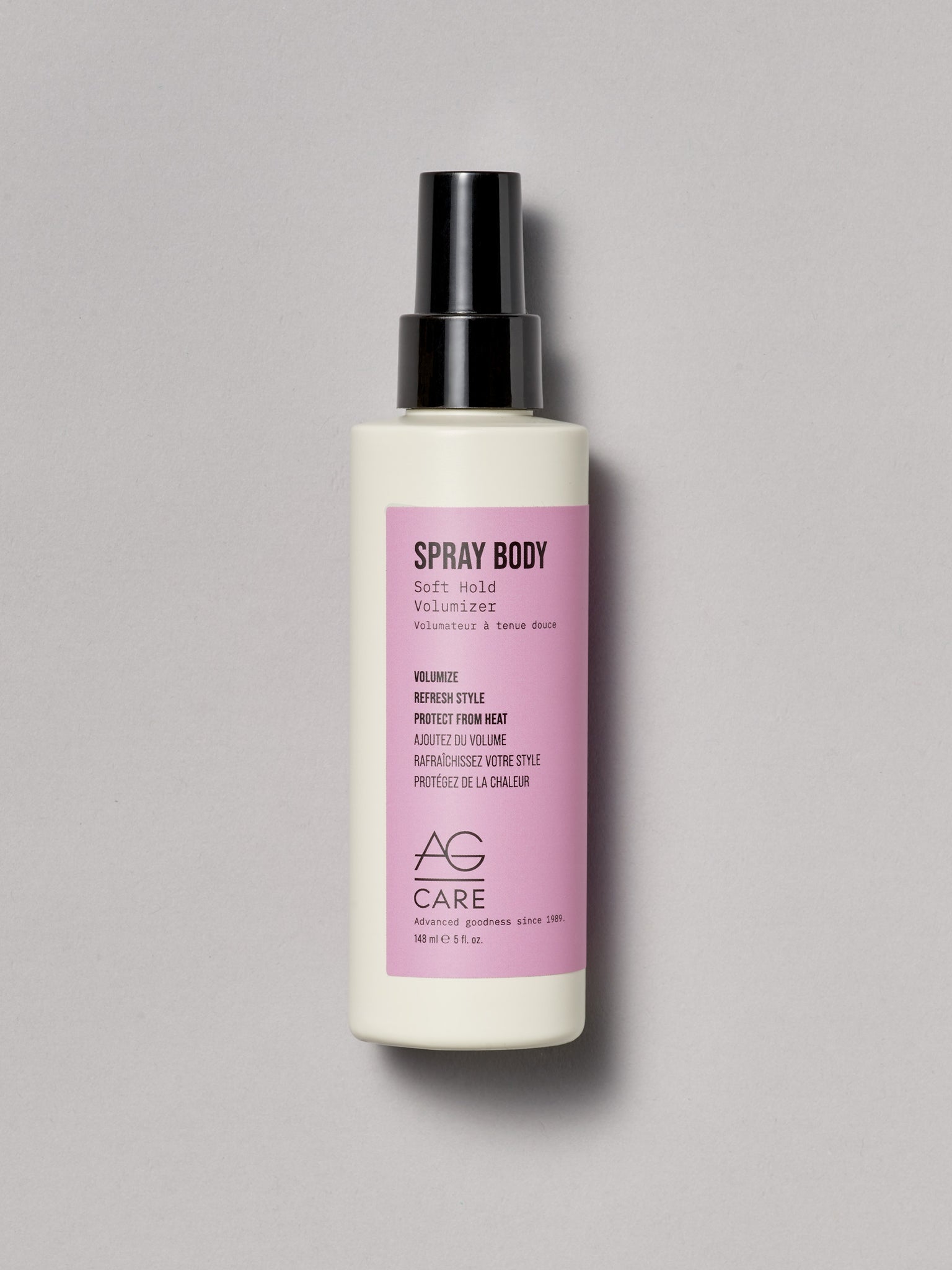 Spray volumateur pour le corps AG CARE à tenue douce