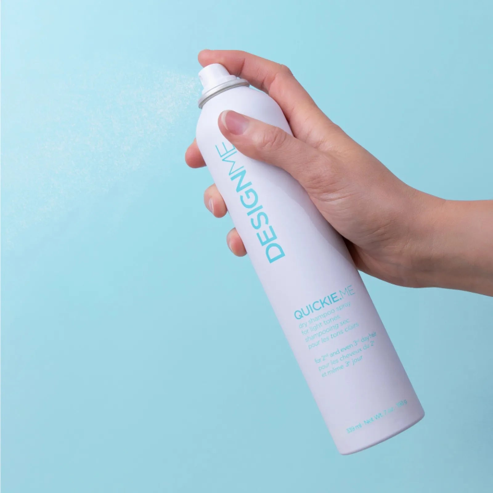 Shampooing sec en spray Quickie.ME pour tons clairs