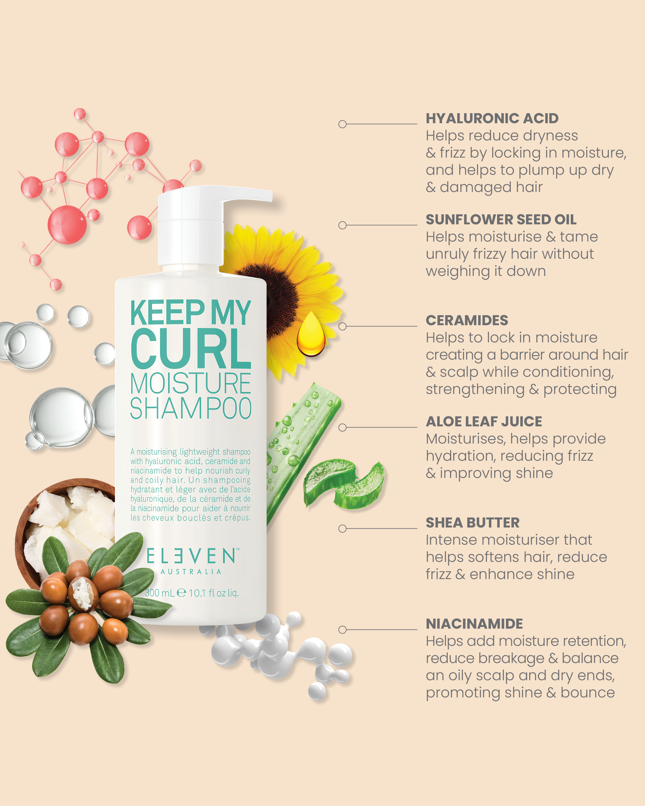 ELEVEN KEEP MY CURL MOISTURIZING SHAMPOO