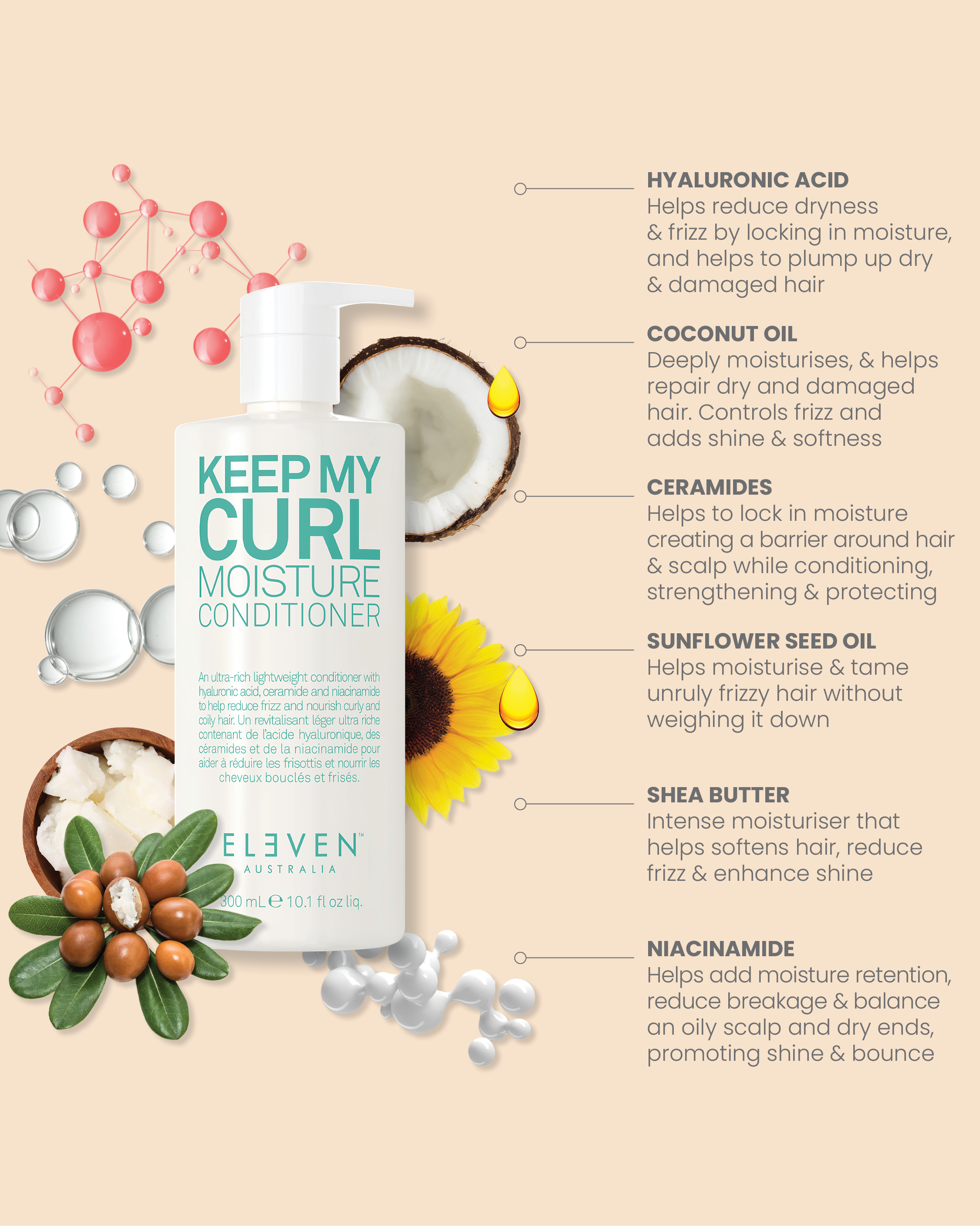 ELEVEN KEEP MY CURL APRÈS-SHAMPOING HYDRATANT