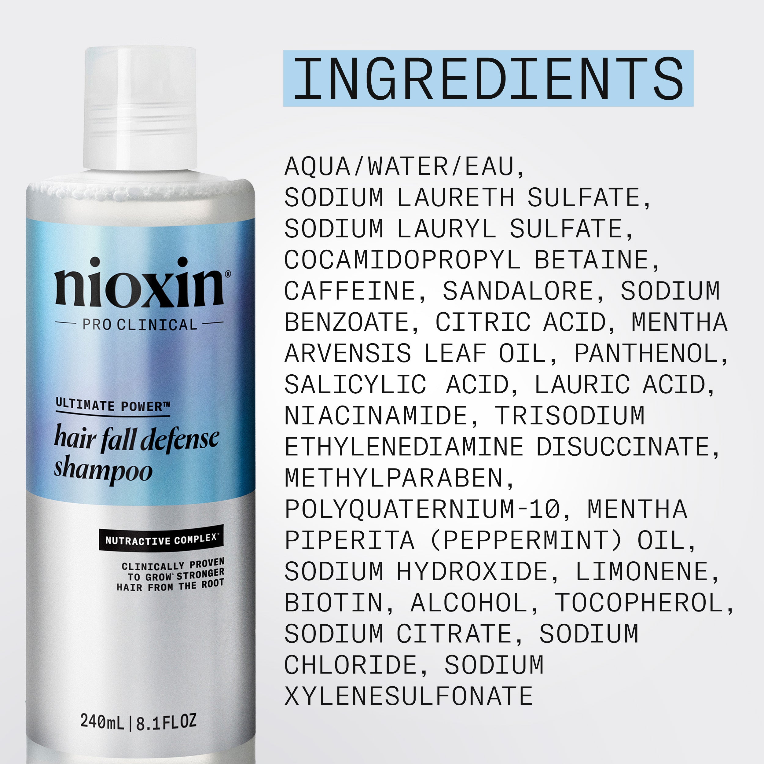 Shampoing Nioxin Ultimate Power