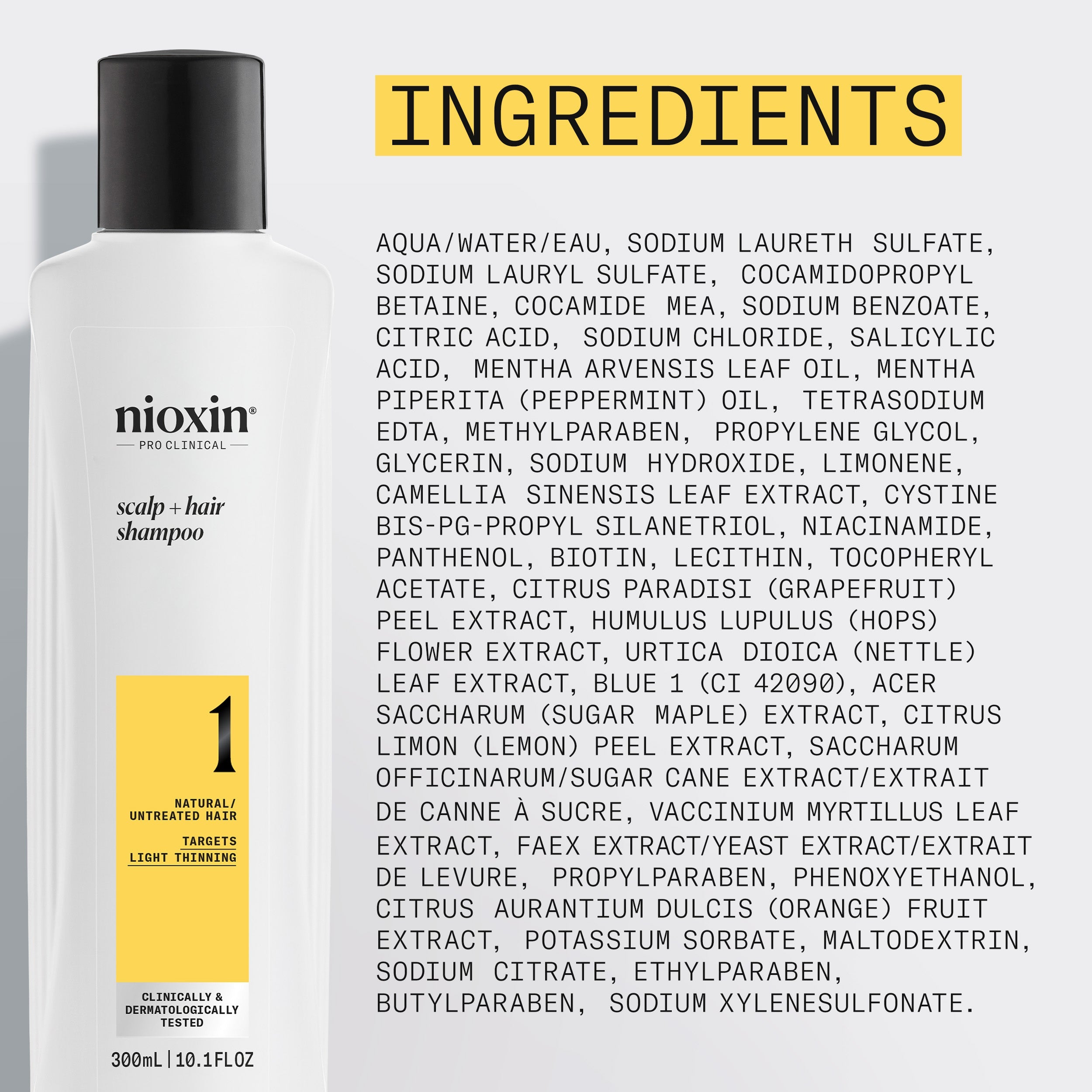 NIOXIN SHAMPOO SYSTEM 1