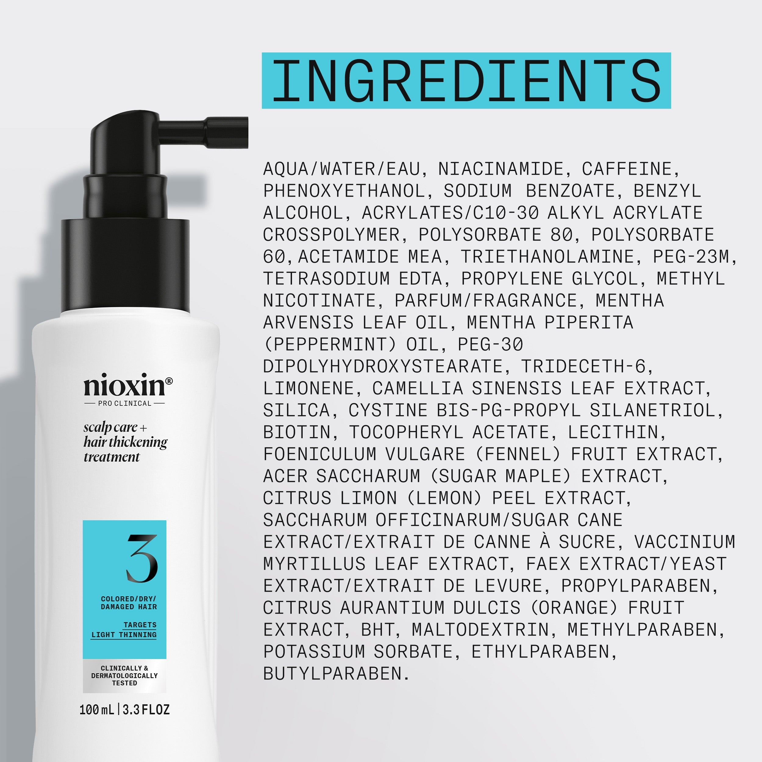NIOXIN SCALP & HAIR TREATMENT SYSTEM 3