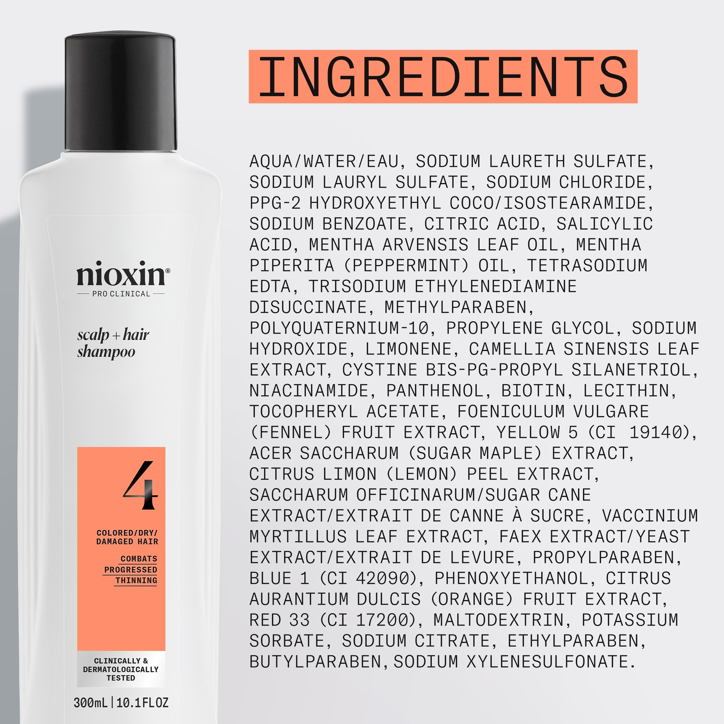 NIOXIN CLEANSER SHAMPOO SYSTEM 4