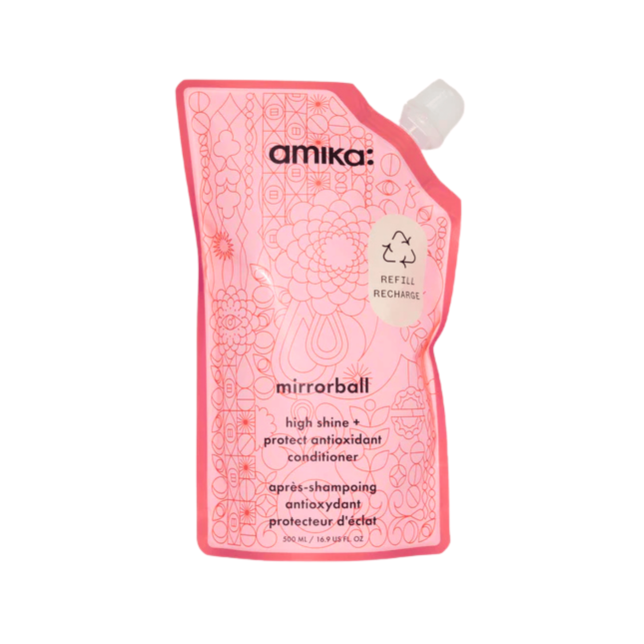 Recharge d'après-shampoing antioxydant Amika Mirrorball
