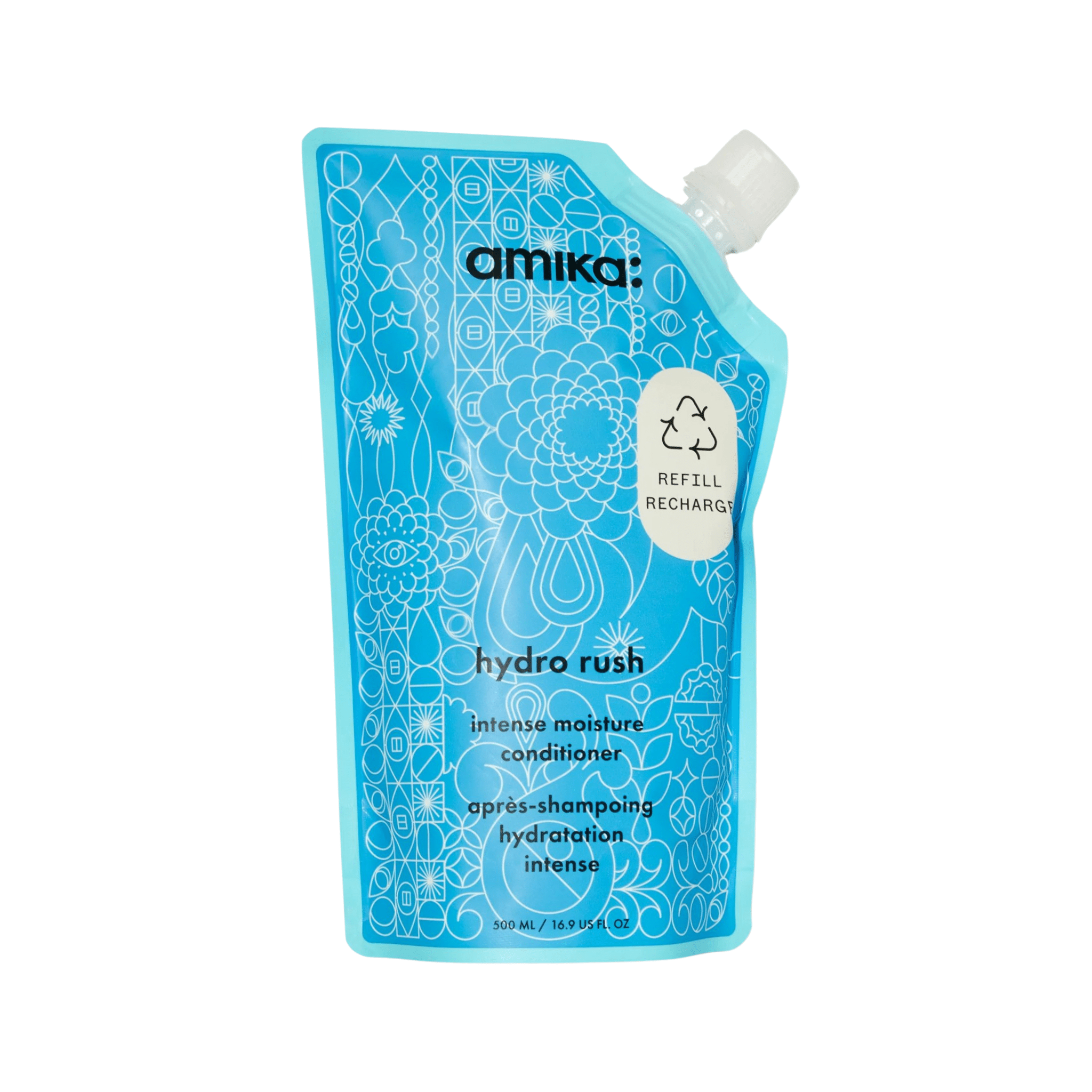 Recharge d'après-shampoing hydratant intense Amika Hydro Rush