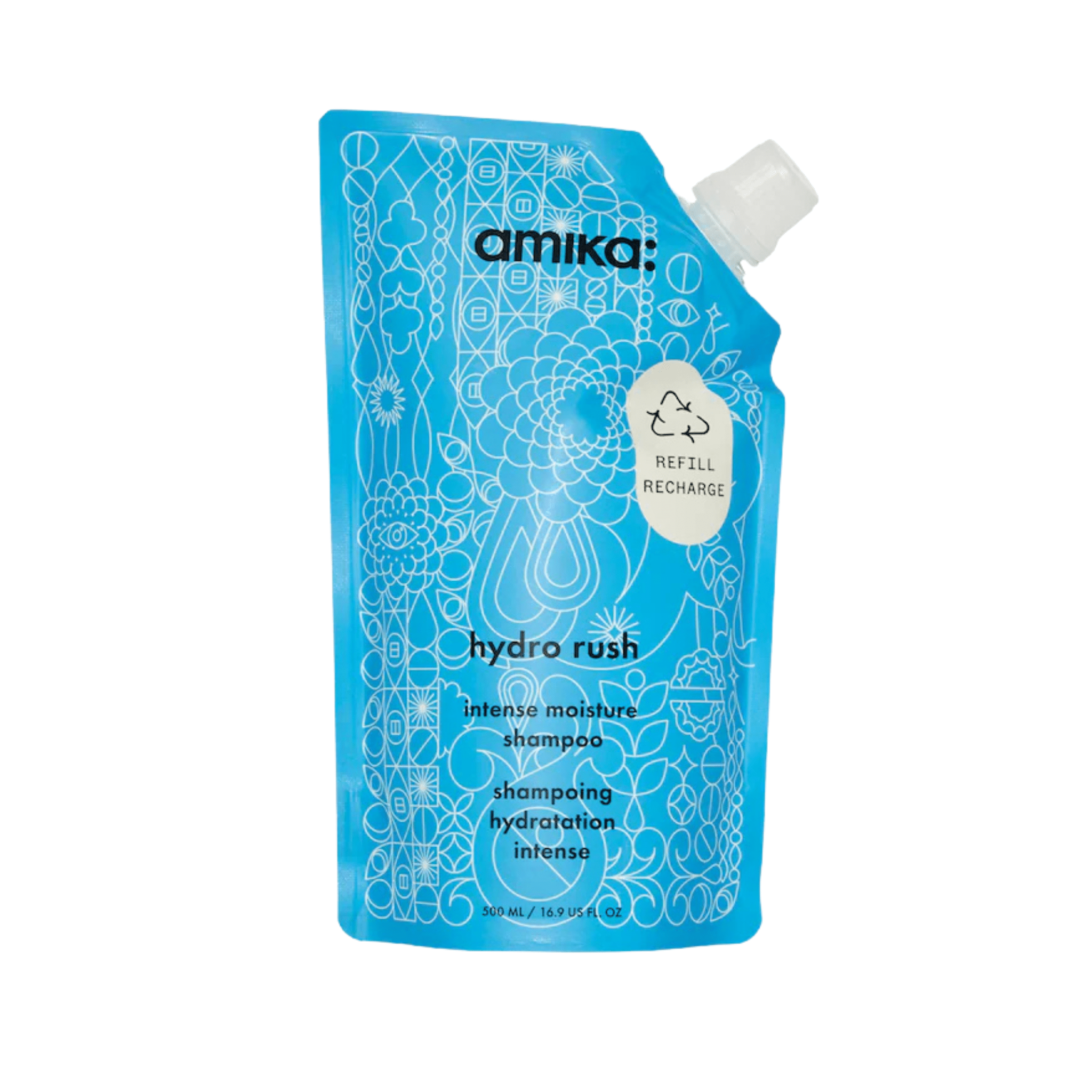 Recharge de shampoing hydratant intense Amika Hydro Rush