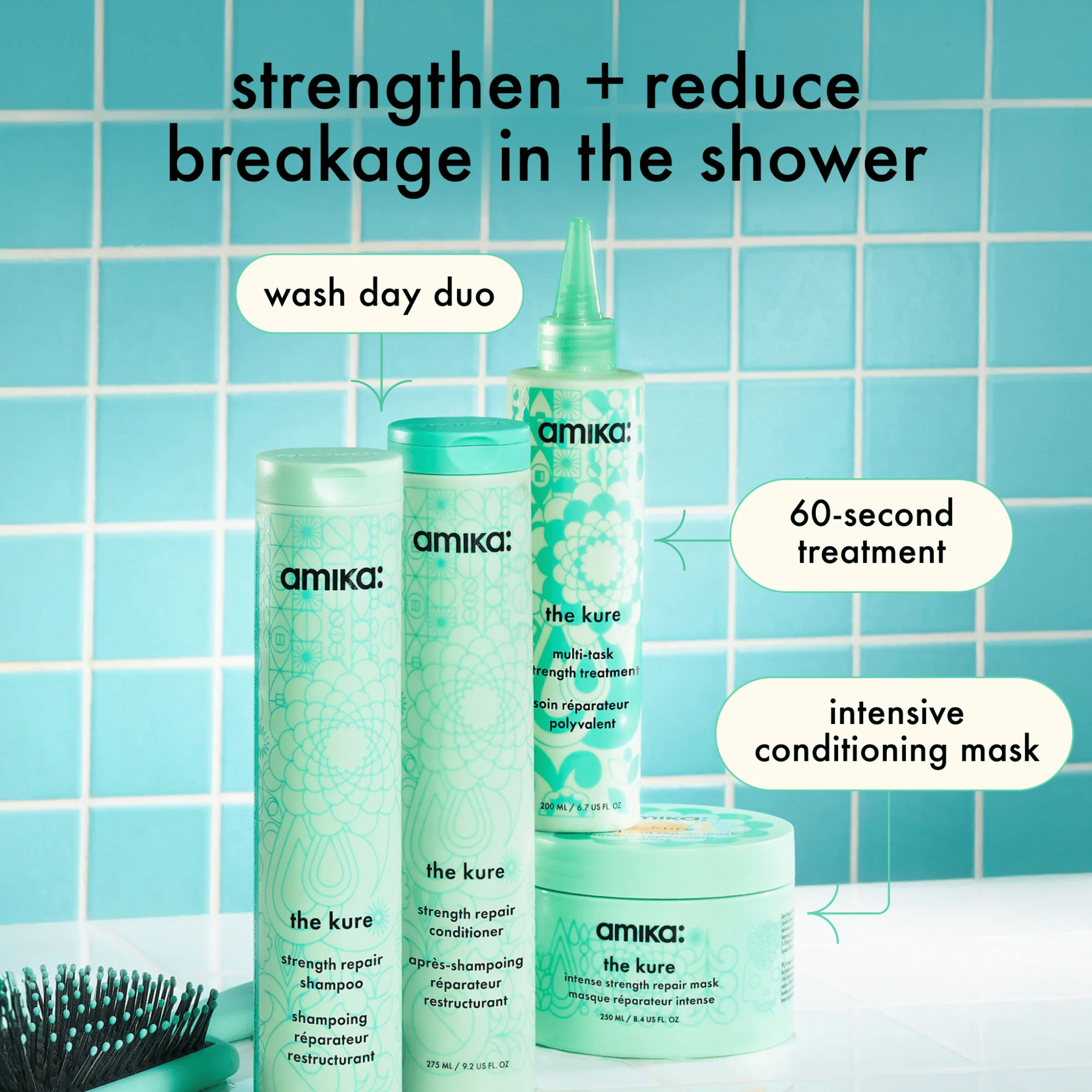 Amika The Kure Repair Shampoo
