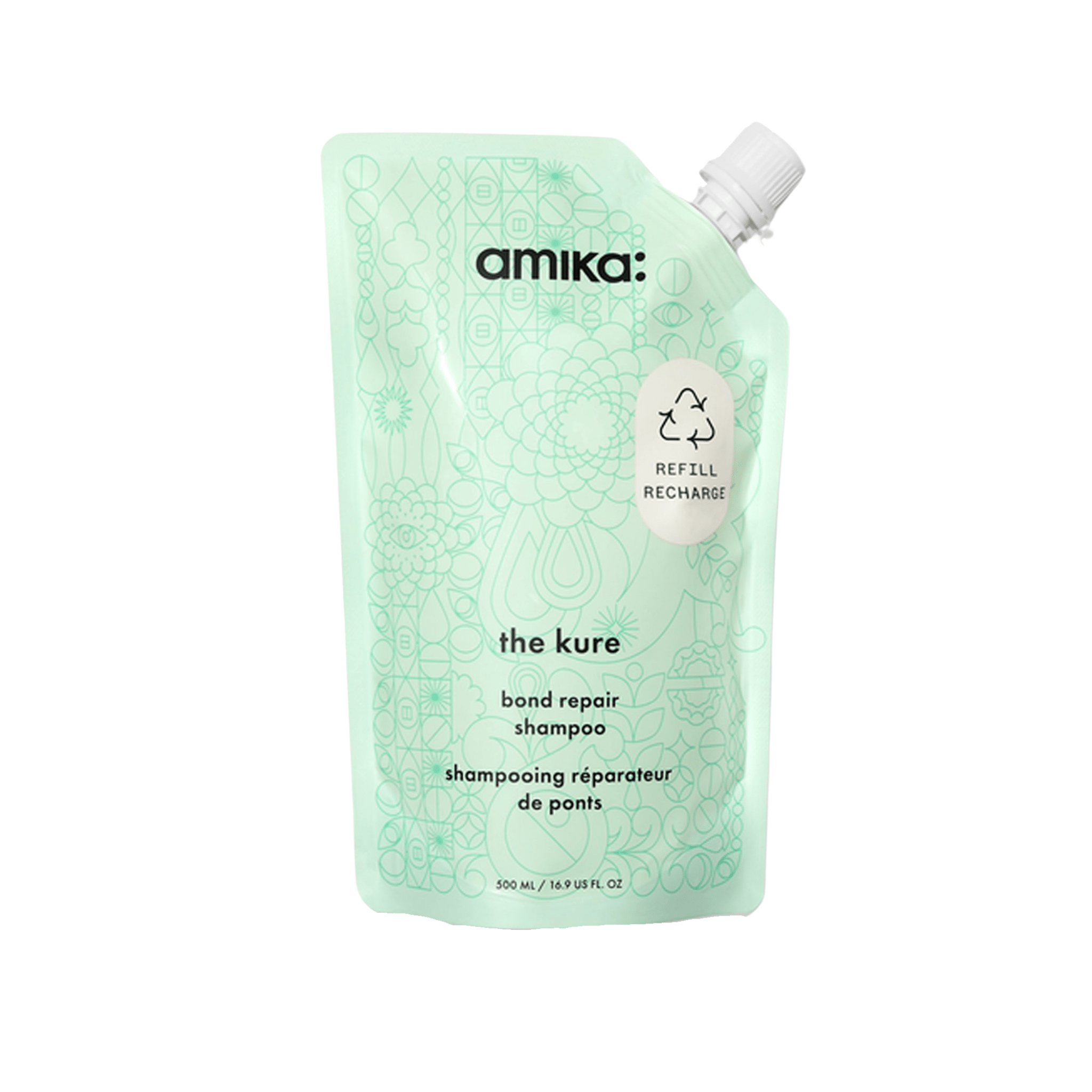 Recharge de shampoing réparateur Amika The Kure Bond Repair