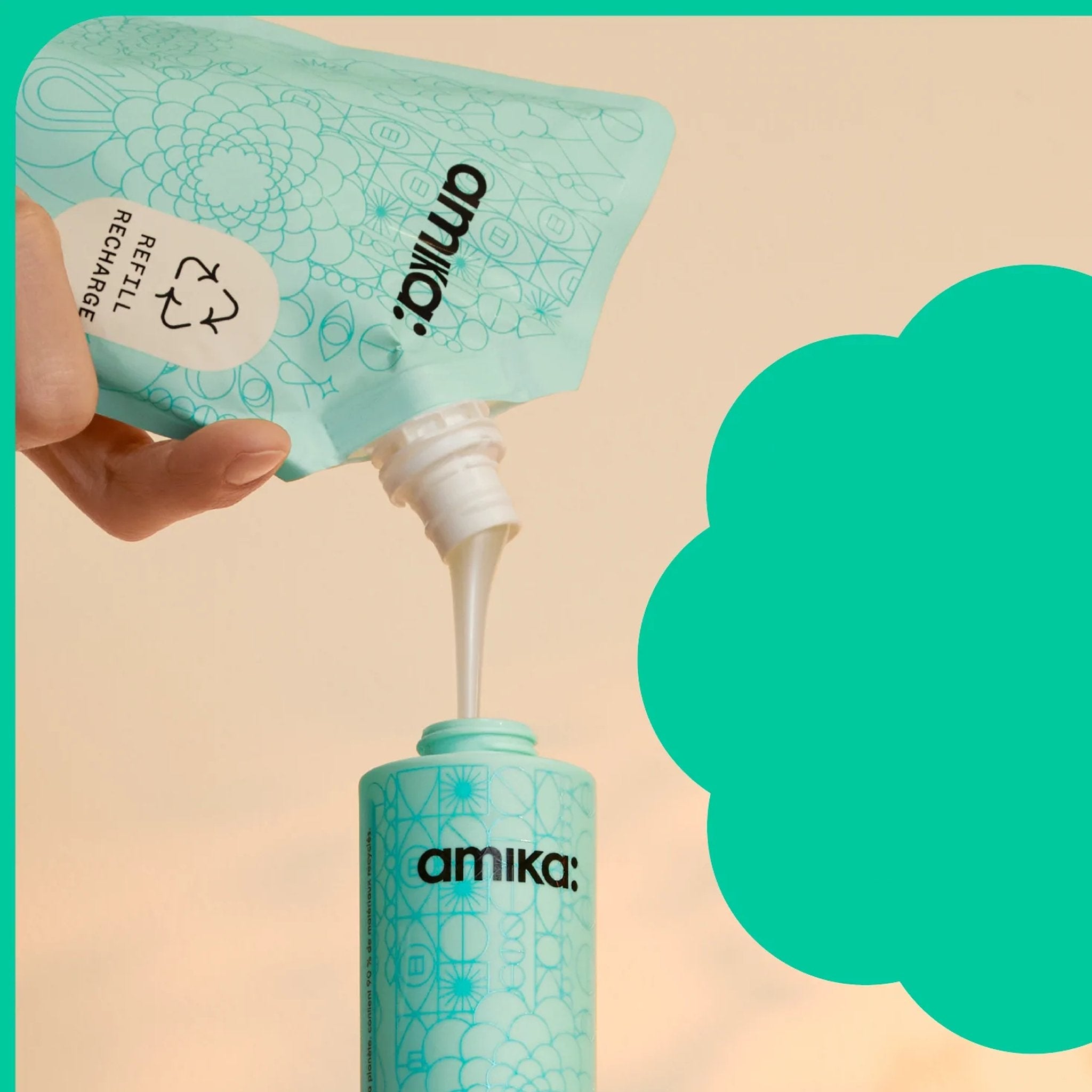 Recharge de shampoing réparateur Amika The Kure Bond Repair