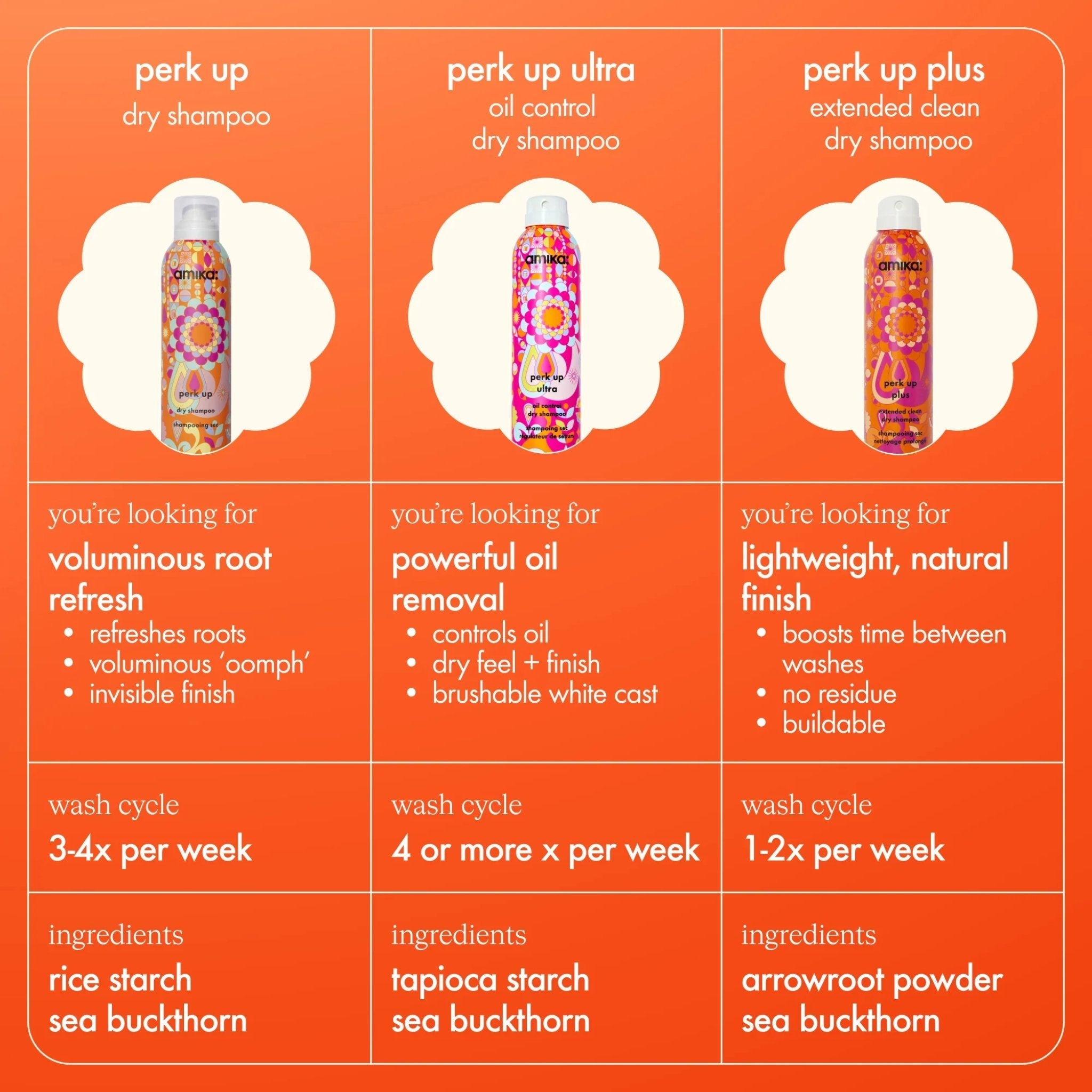 Amika Perk Up Plus Dry Shampoo
