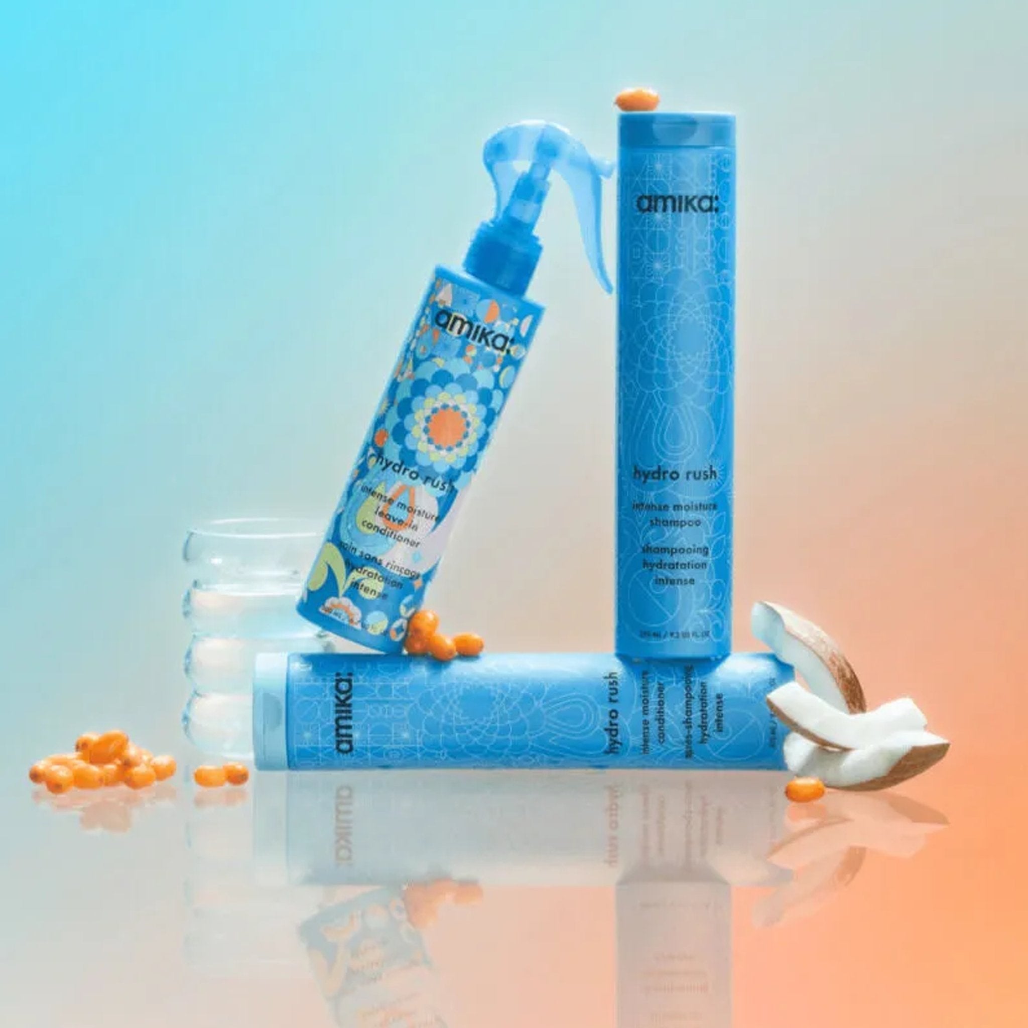 Après-shampoing sans rinçage Amika Intense Moisture
