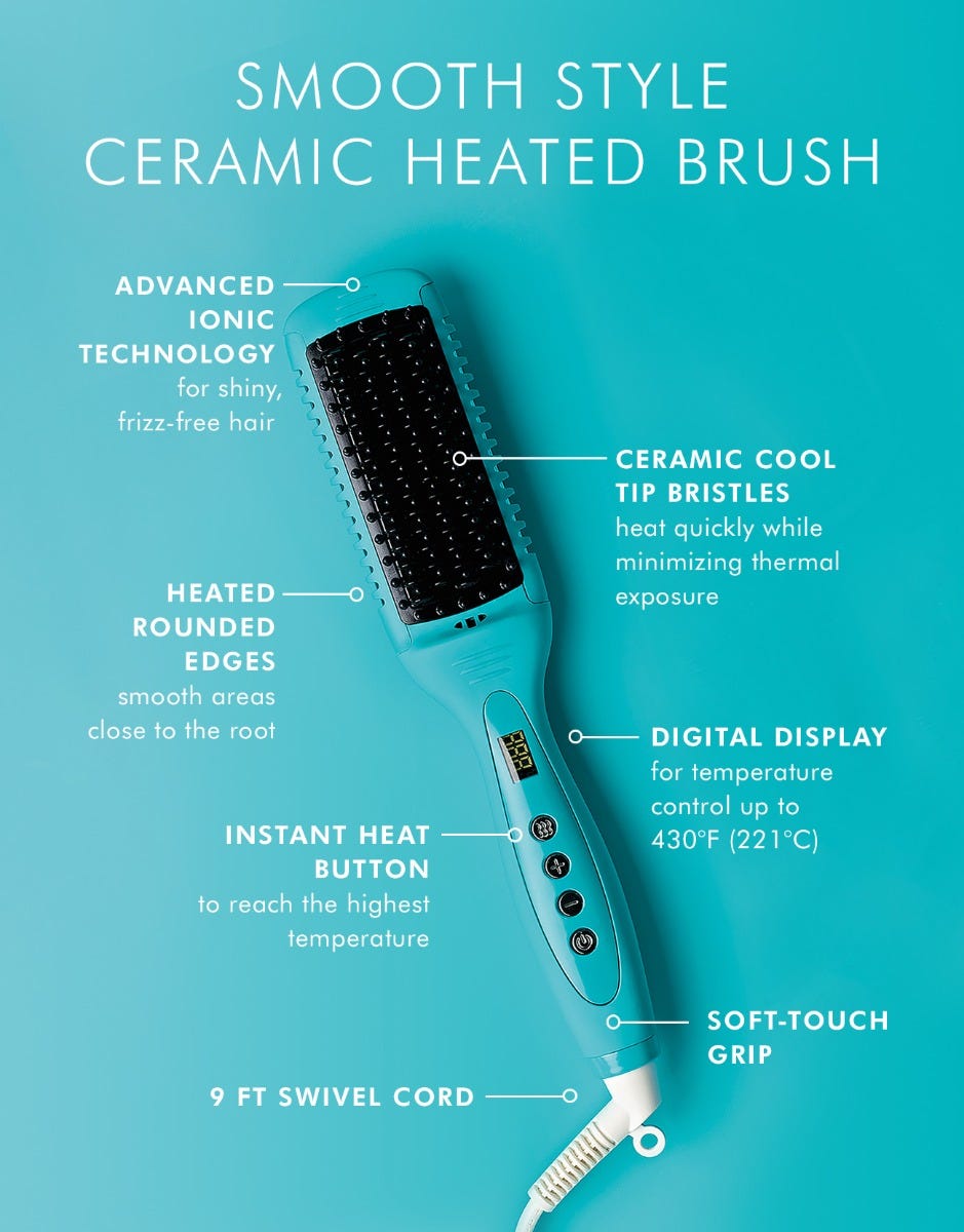 MOROCCANOIL SMOOTH STYLE CERAMIC HEATED BRUSH