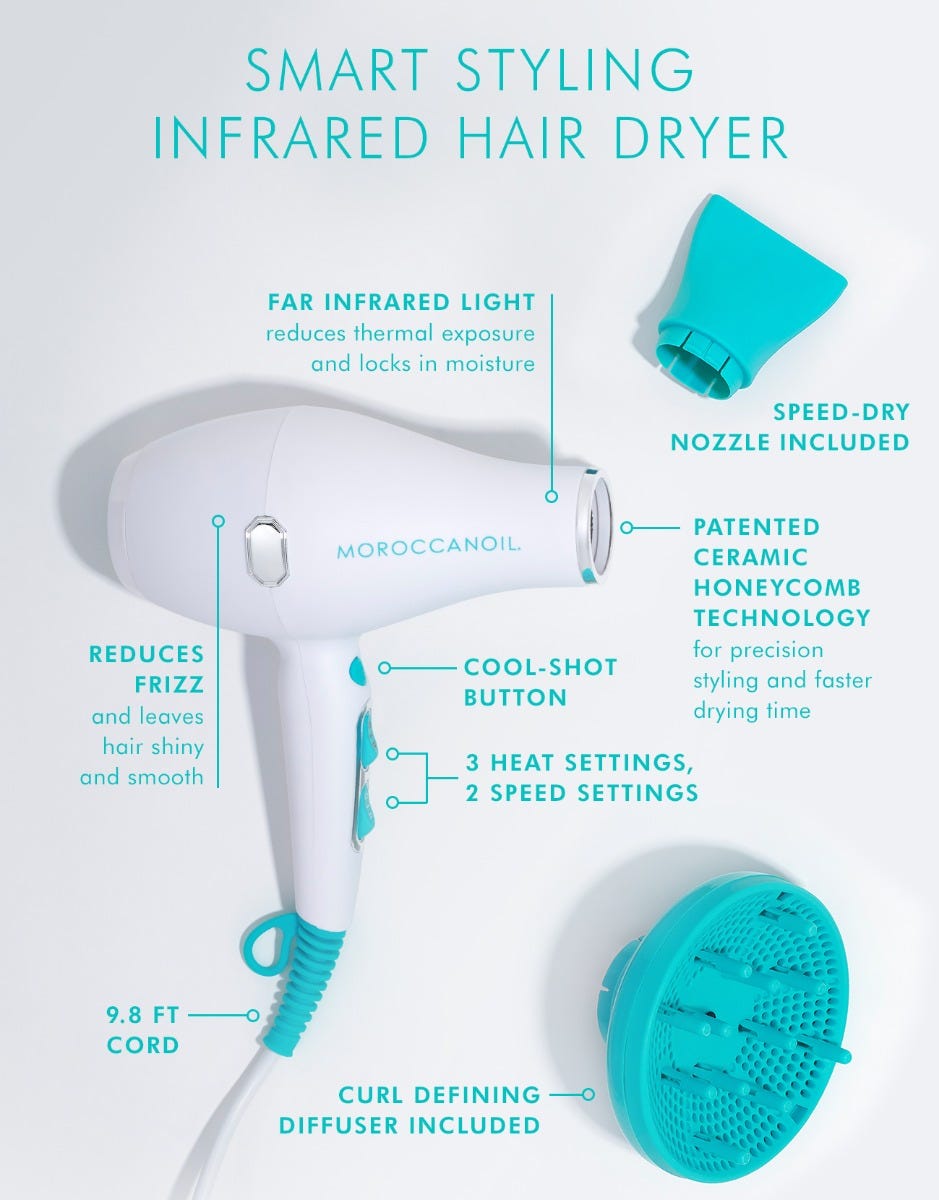 SÈCHE-CHEVEUX INFRAROUGE INTELLIGENT MOROCCANOIL