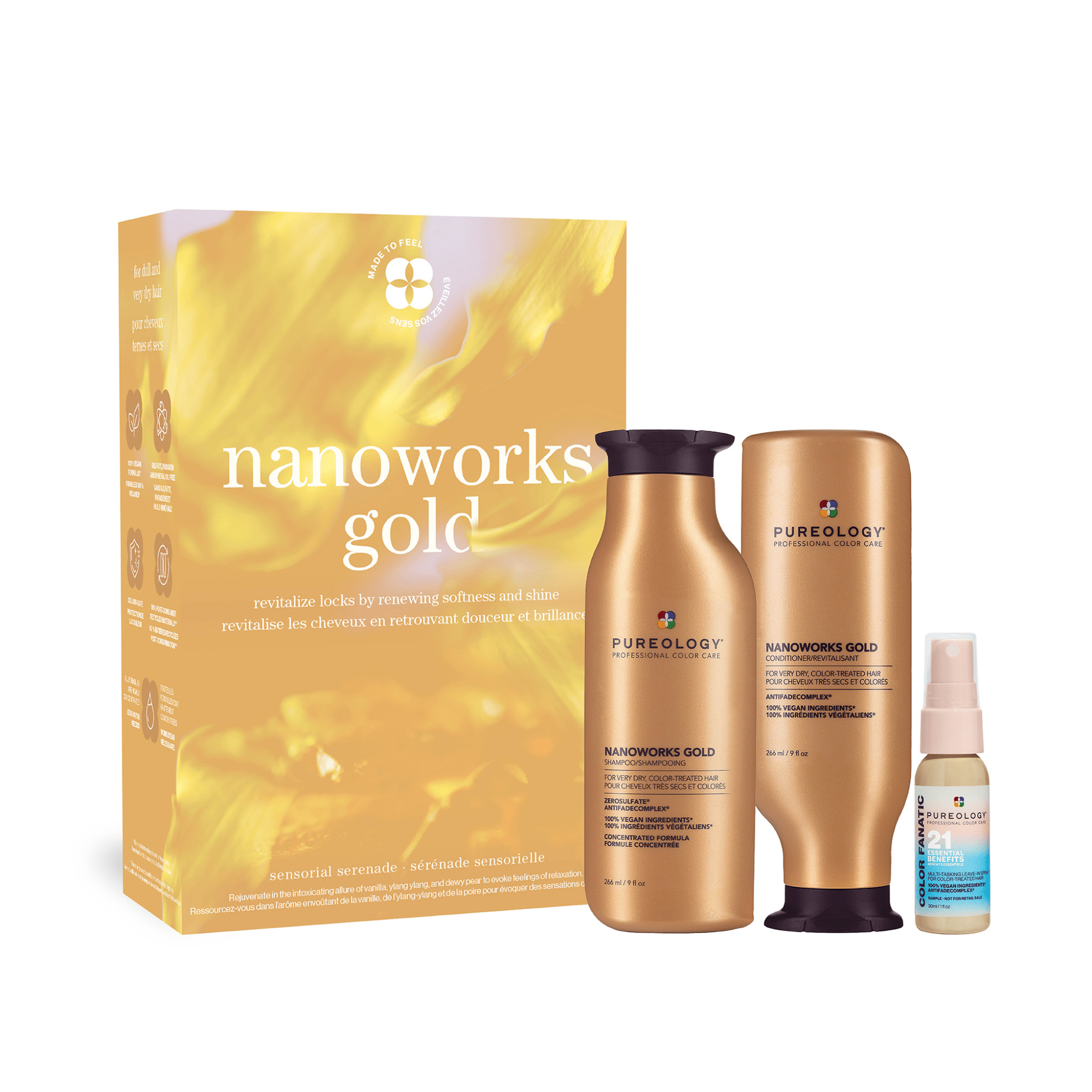 Pureology. Coffret Nanoworks Gold Spring