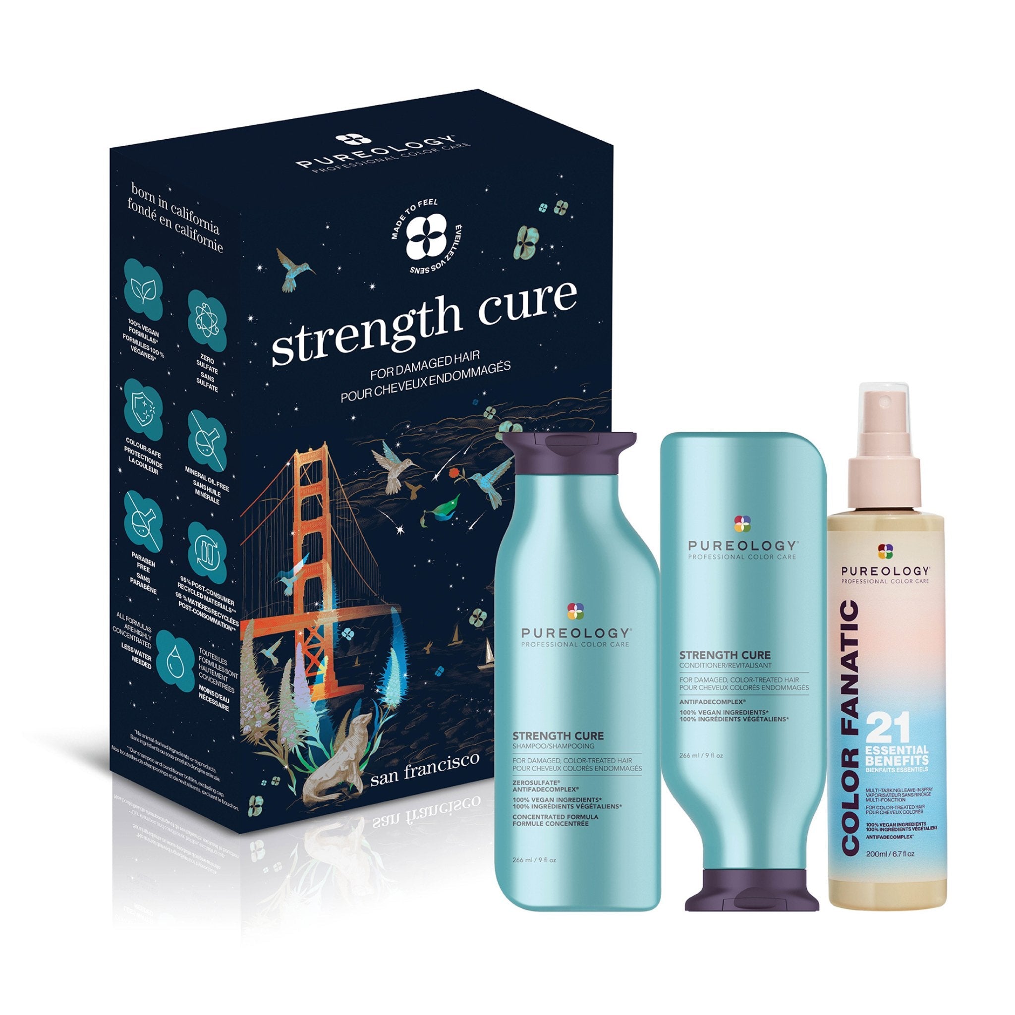 Coffret vacances Pureology. Strength Cure
