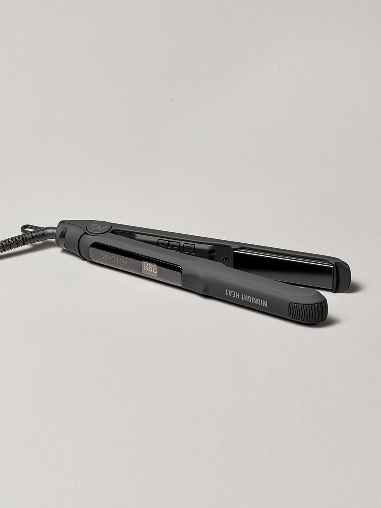 AG CARE Midnight Heat Black Tourmaline Ionic Flat Iron 1’’