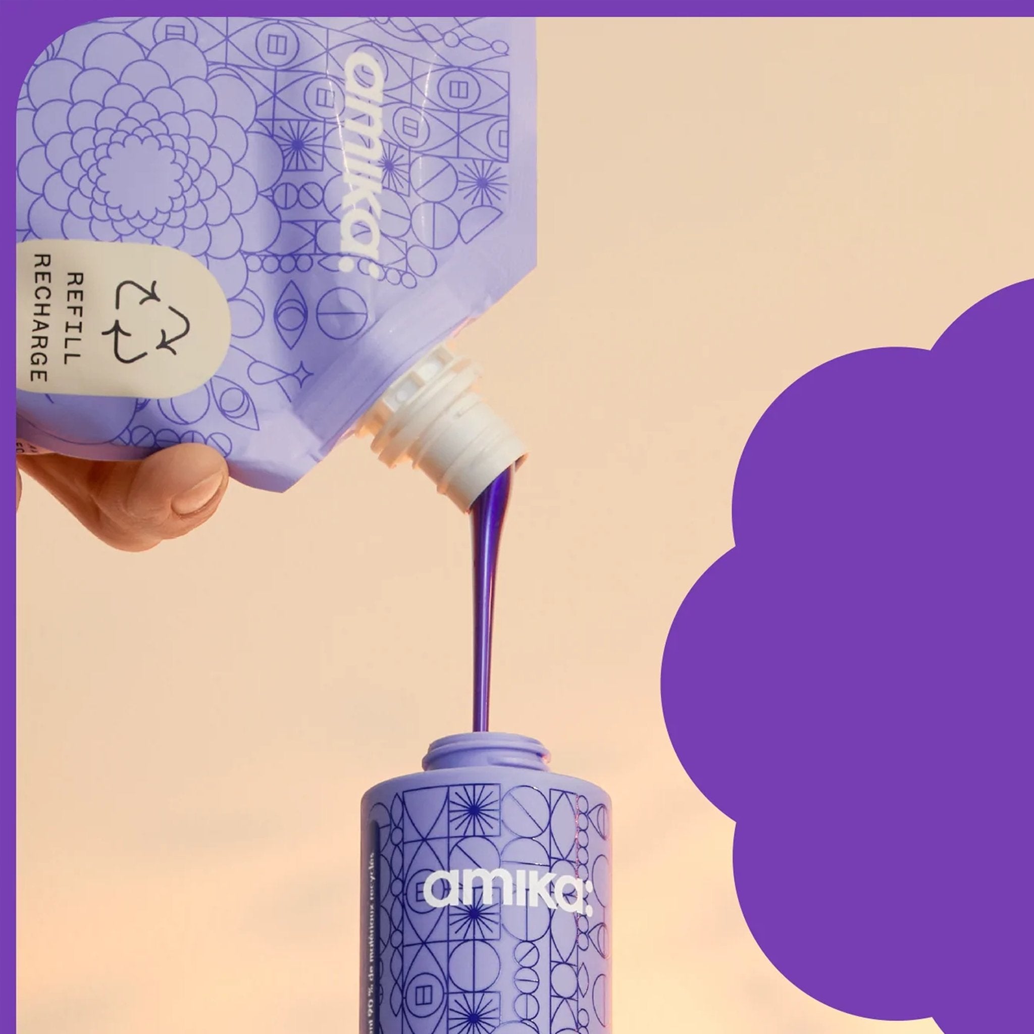 Recharge d'après-shampoing réparateur blond froid Amika Bust Your Brass