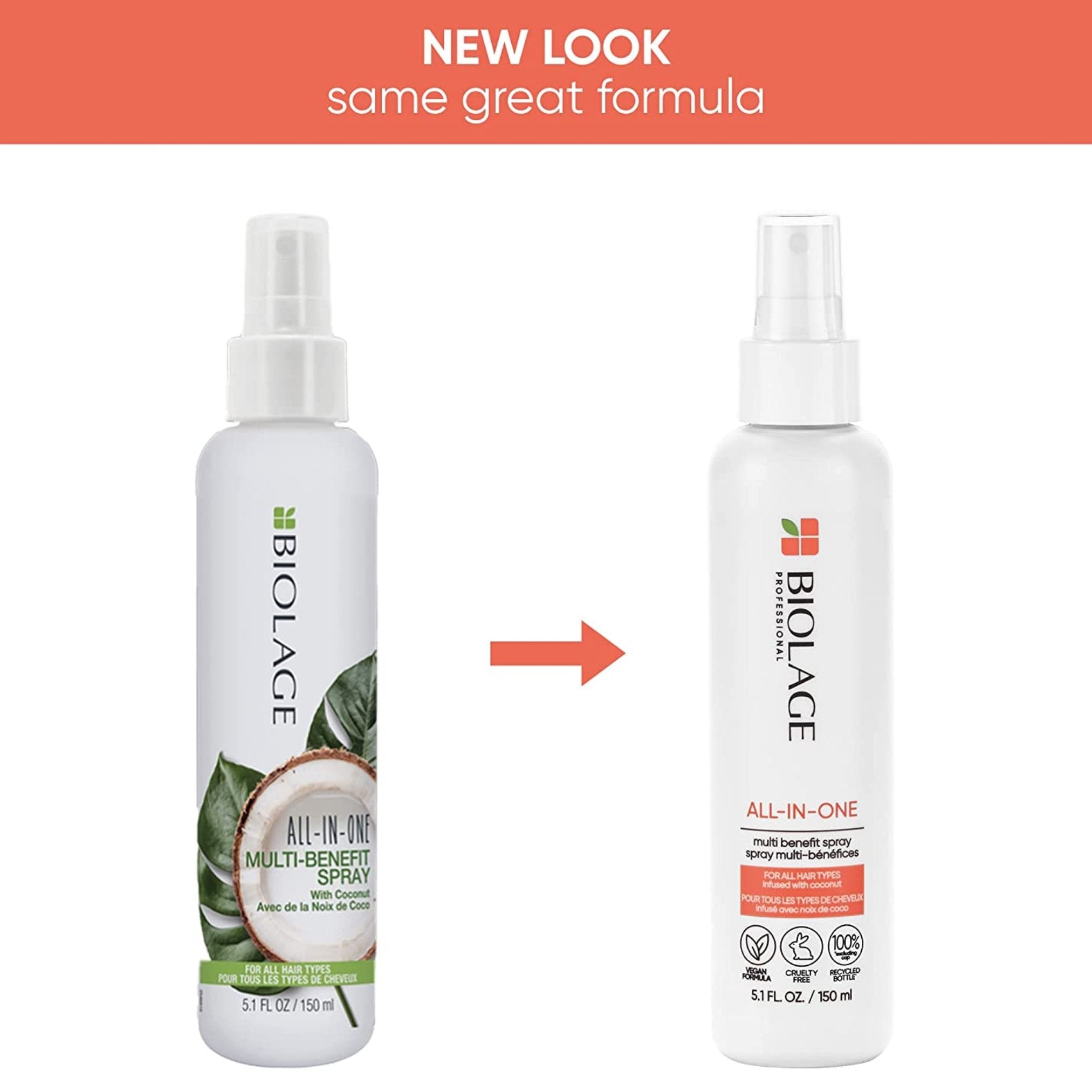 BIOLAGE ALL-IN-ONE COCONUT INFUSION MULTI-BENEFIT SPRAY