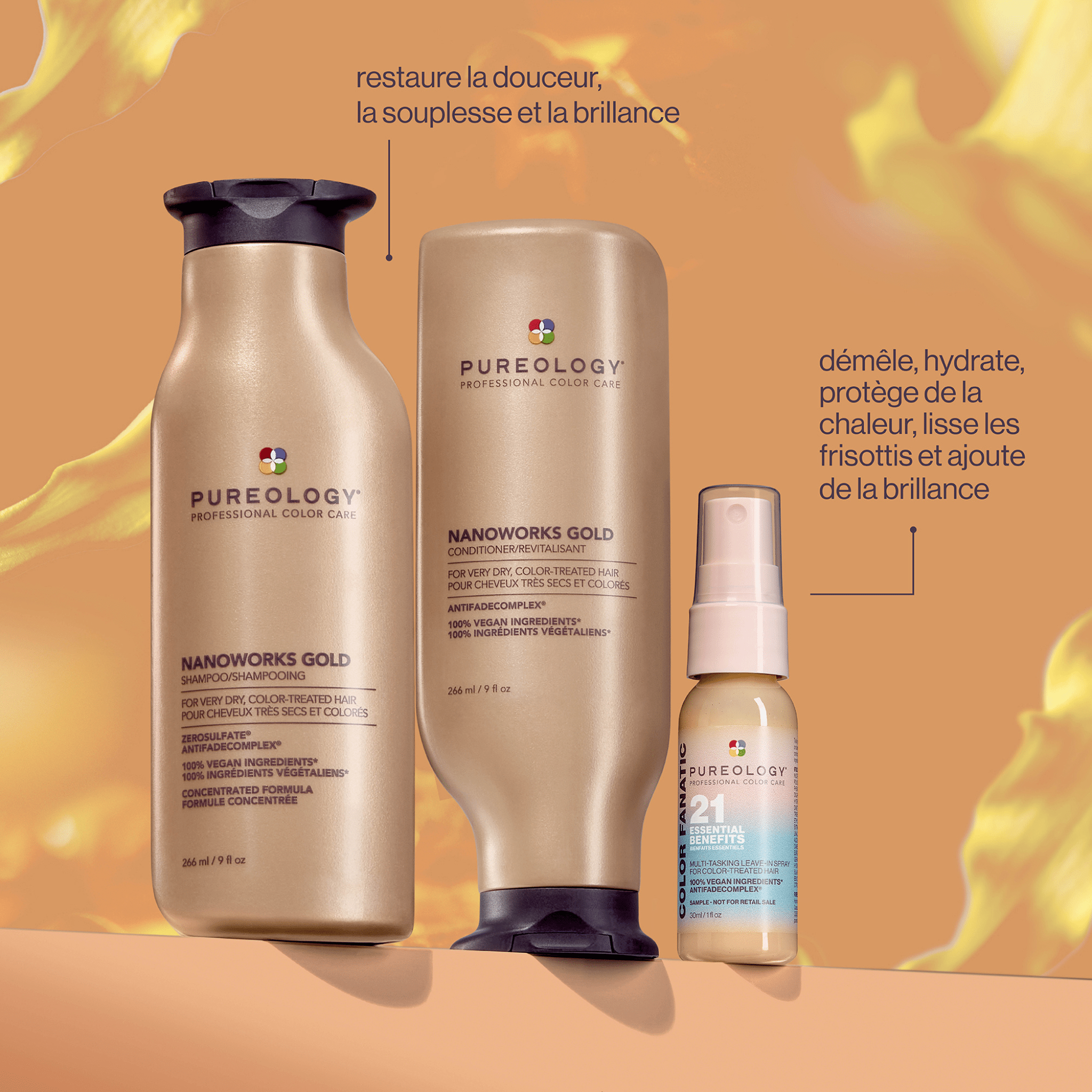 Pureology. Coffret Nanoworks Gold Spring
