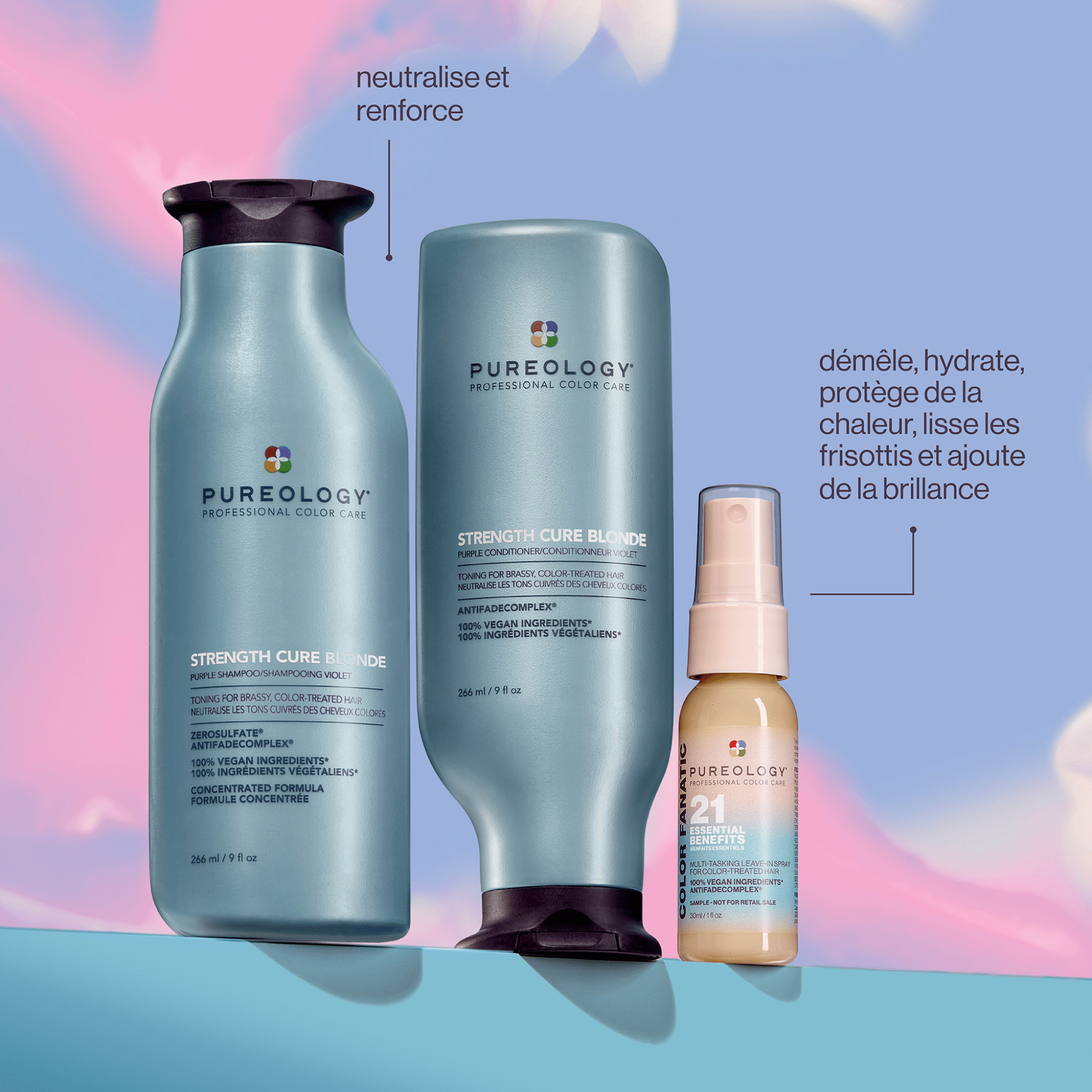 Pureology. Coffret Printemps Blond Strength Cure