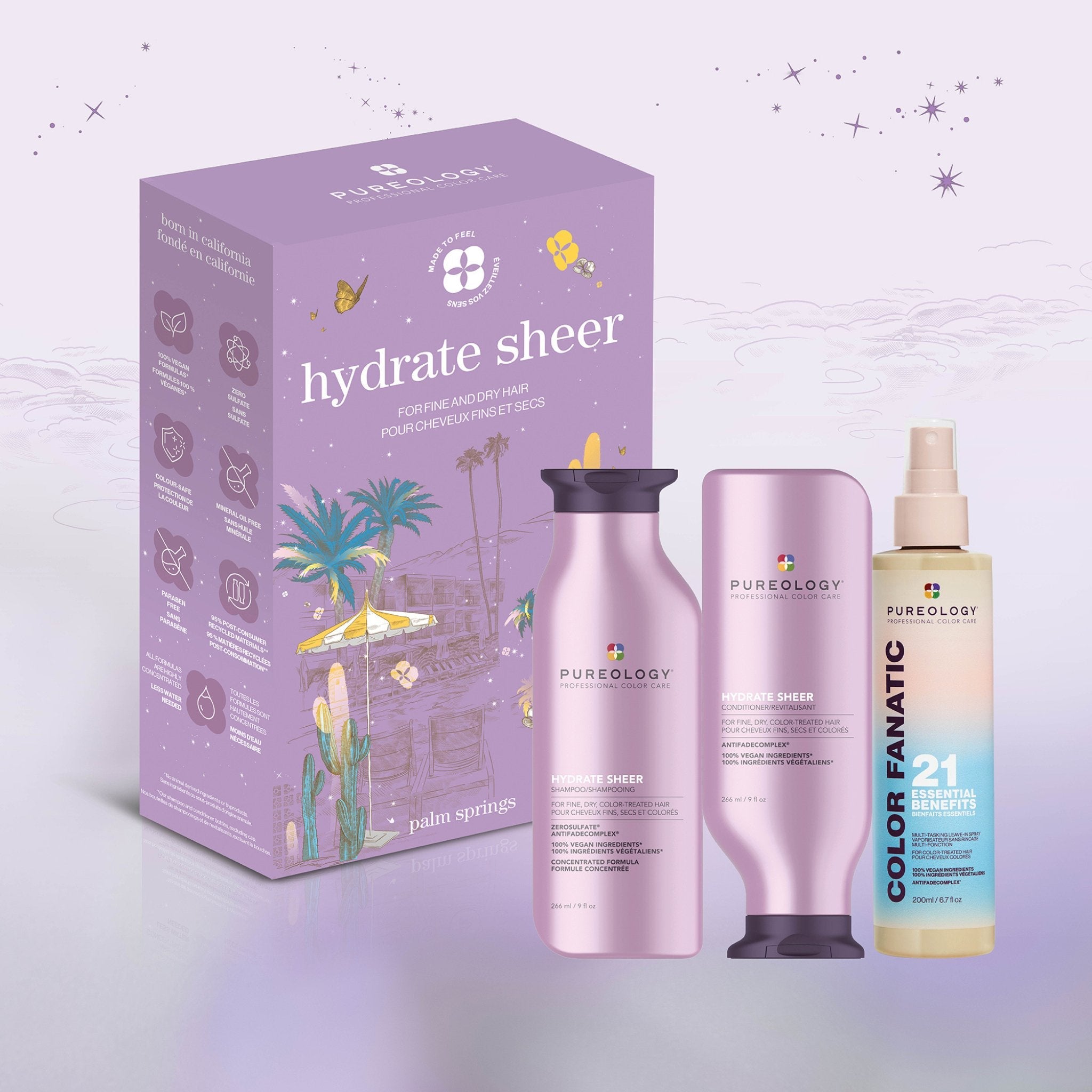 Pureology. Coffret Hydrate Sheer pour les fêtes