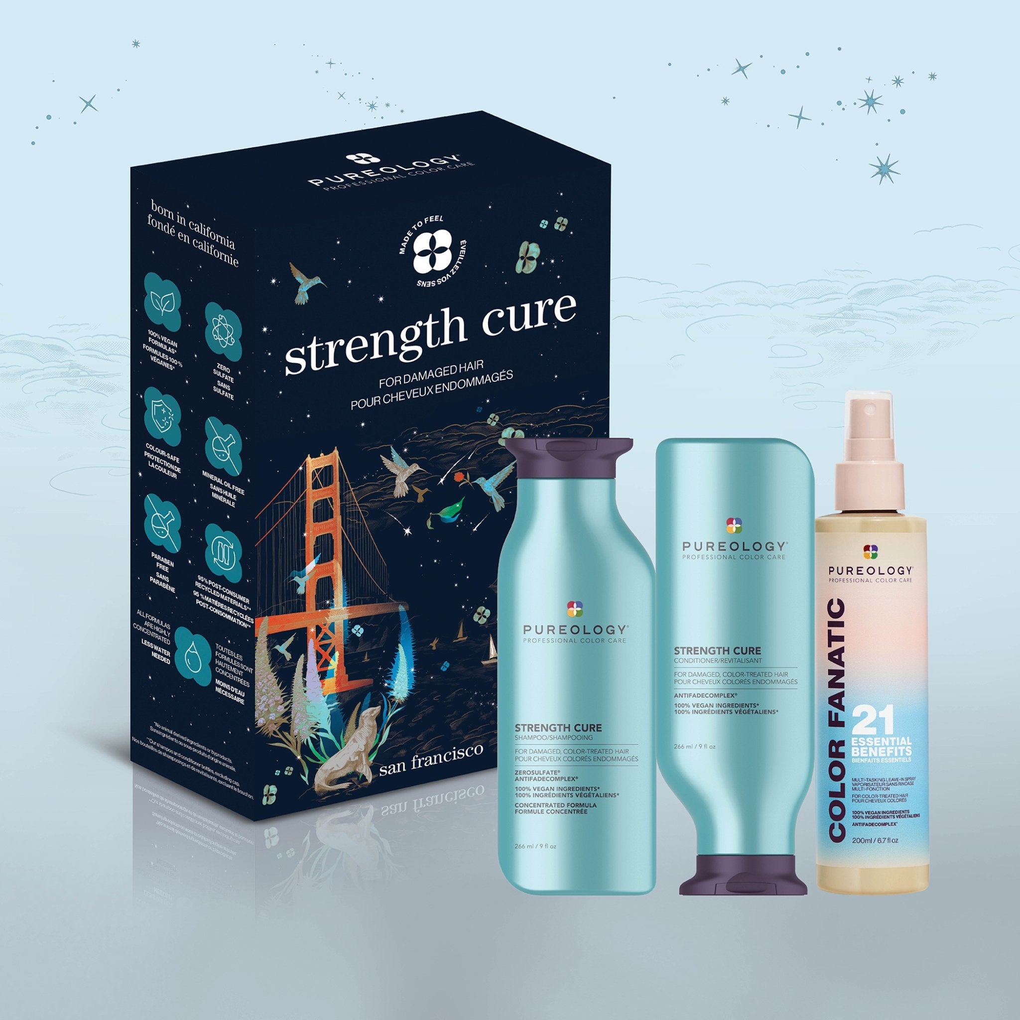 Coffret vacances Pureology. Strength Cure